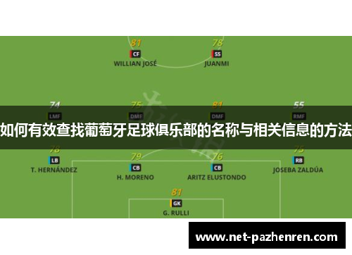 如何有效查找葡萄牙足球俱乐部的名称与相关信息的方法 如何有效查找葡萄牙足球俱乐部的名称与相关信息的方法